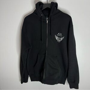 Oakley Shaun White Air & Style 2010 Beijing Zip Hoodie Mens Medium Black RARE